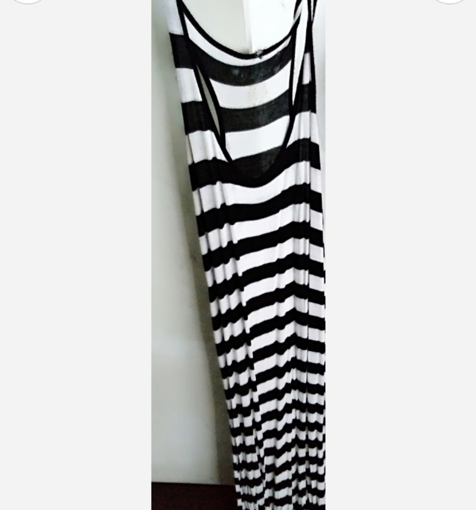 Striped long dress